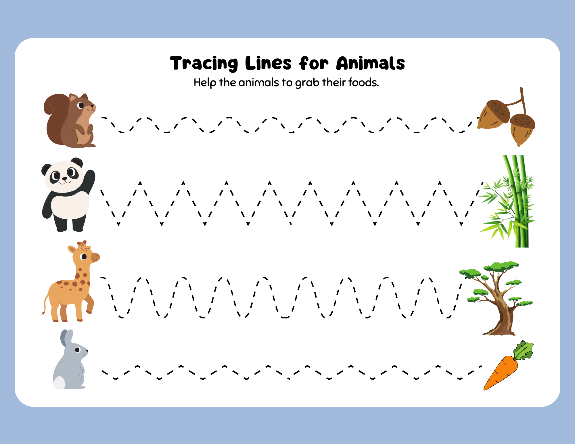 animals-tracing